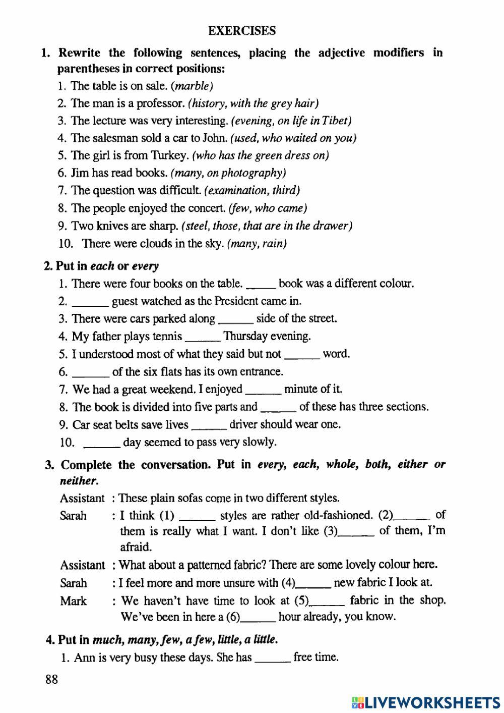 Grammar-BT-C3-12 worksheet | Live Worksheets