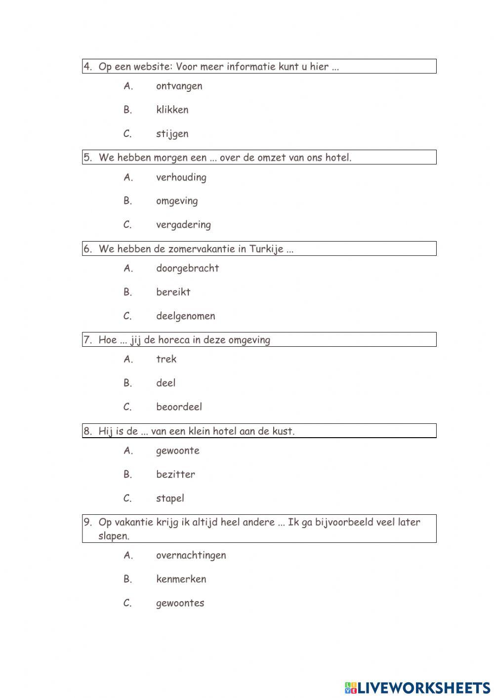 NIA - H2 extra oefeningen