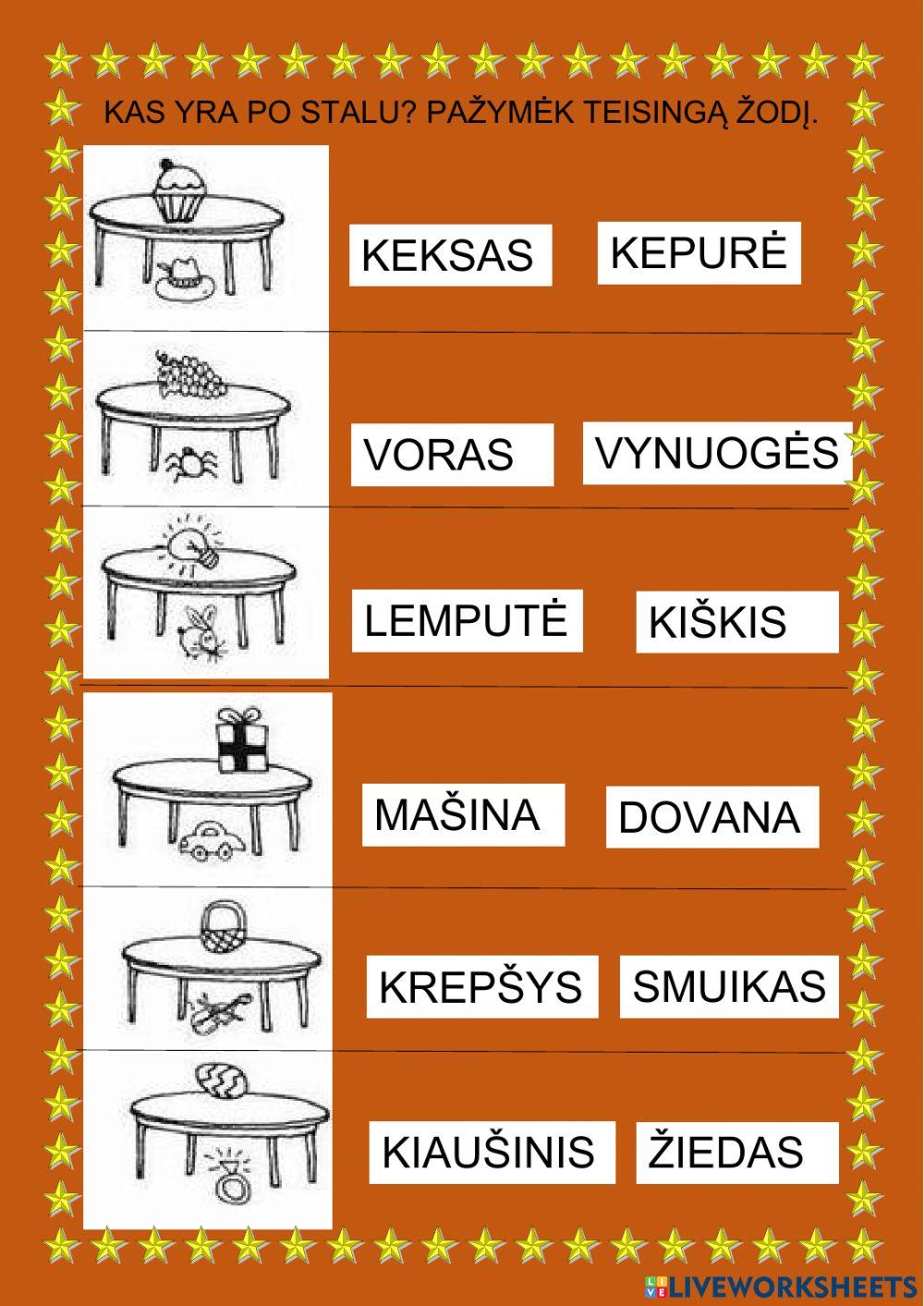 Prielinksniai, skaitymas