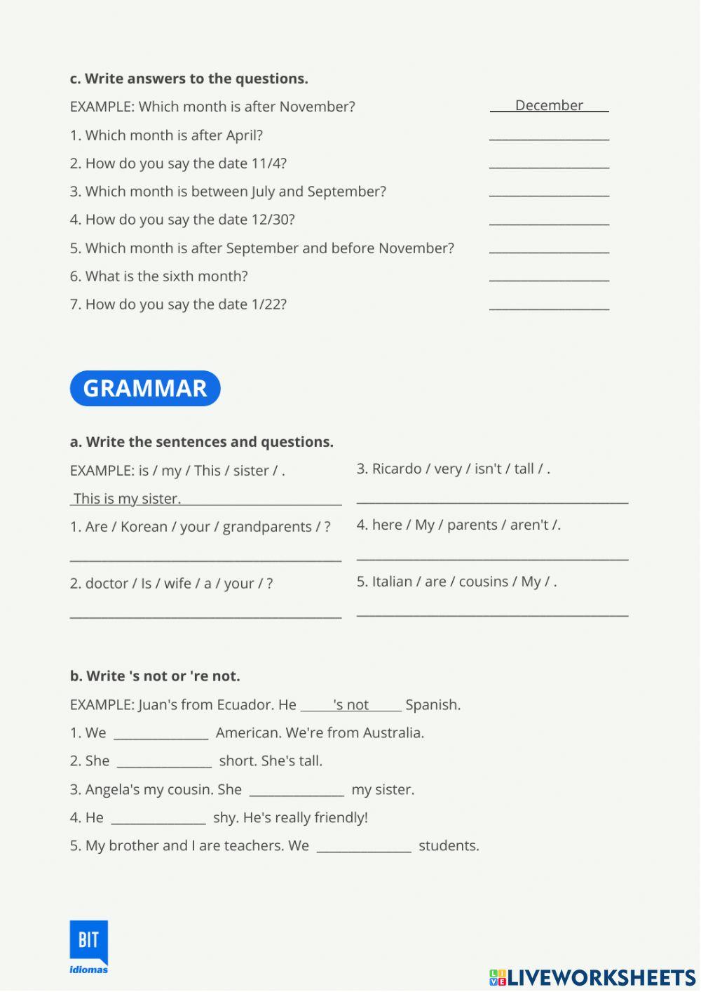 EVOLVE 1 - BASIC 1 - GENERAL REVIEW - UNIT 2