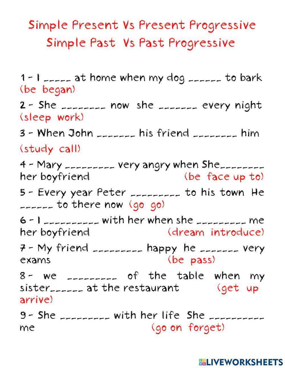 2104979 simple presente vs present progressive simple