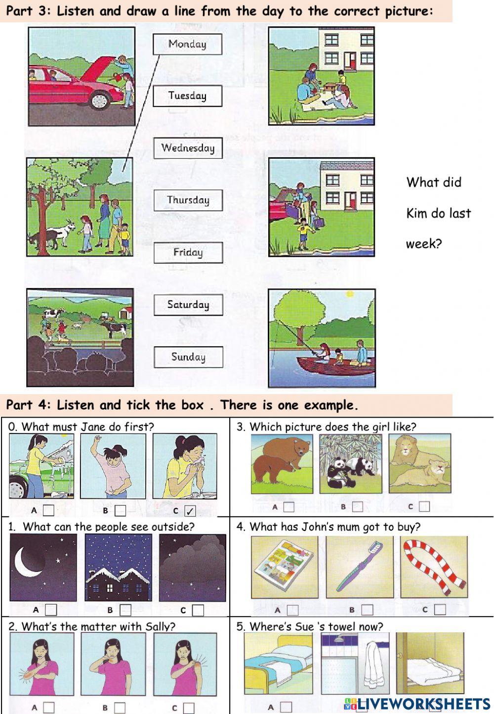 Test for Movers No 14