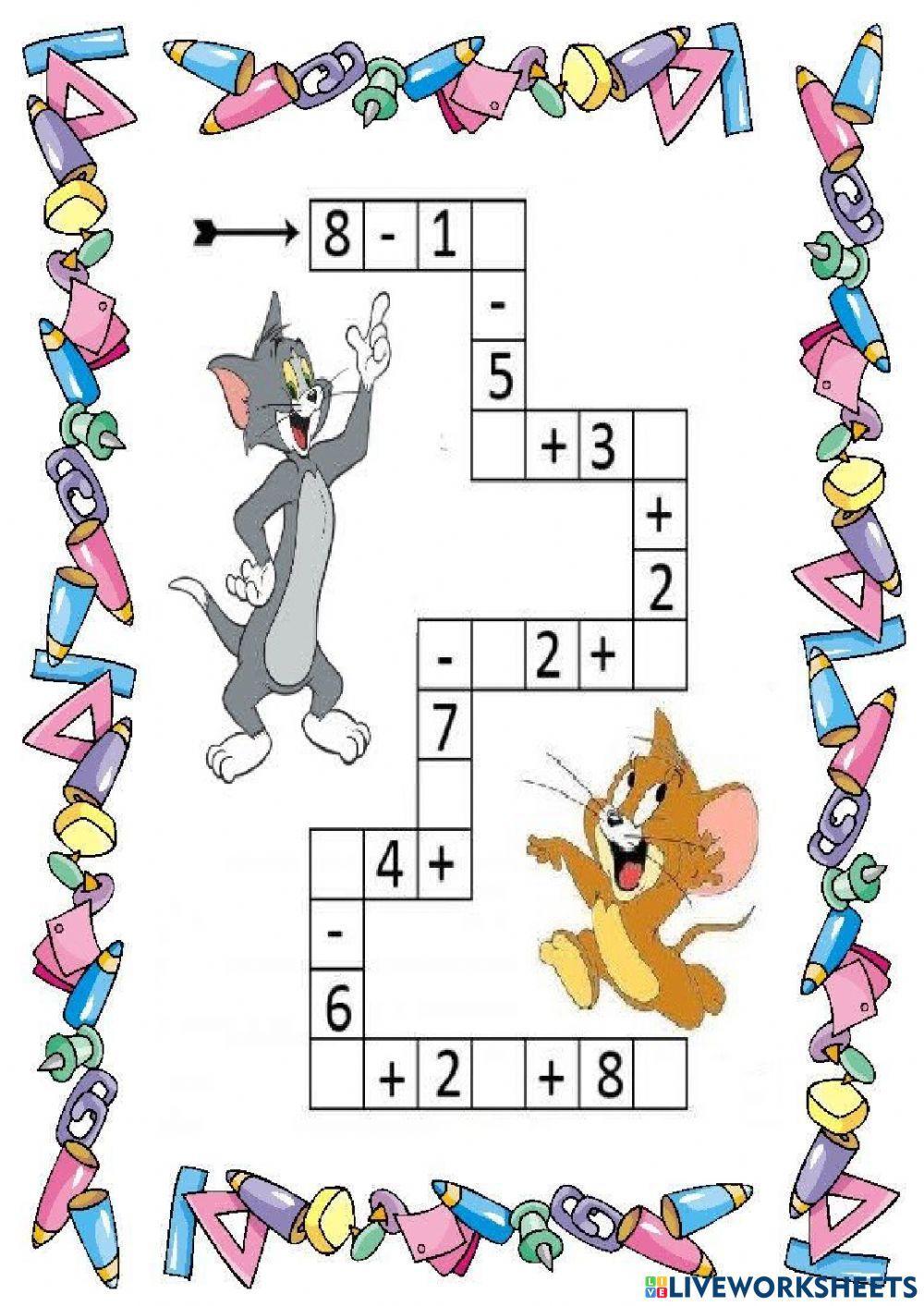 Crucigramas sumas y restas-19