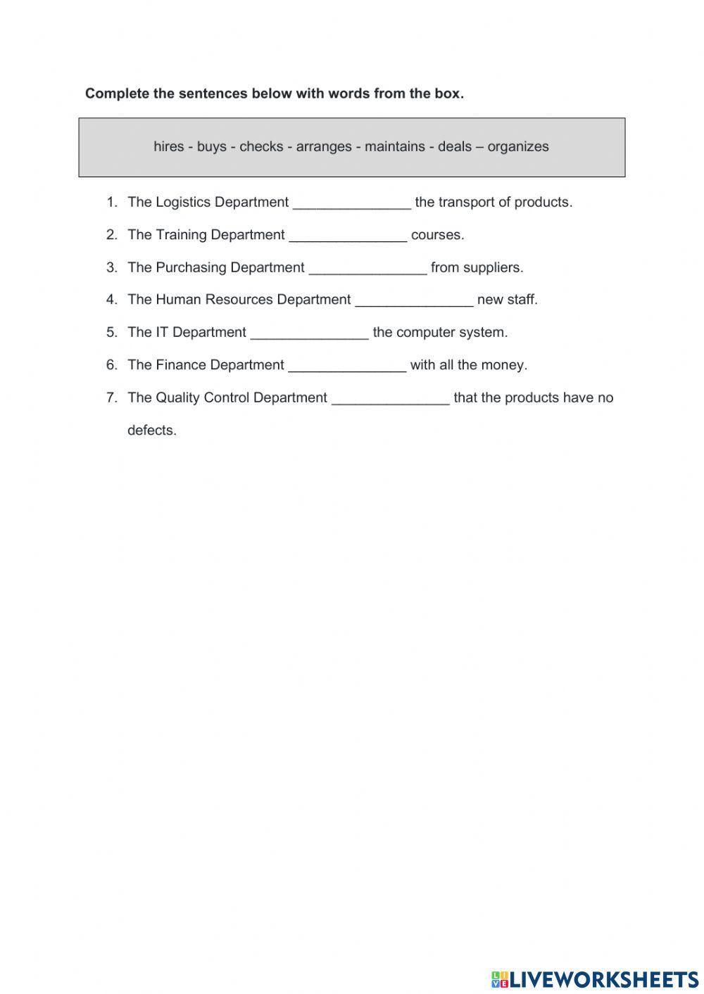 Different Kind of Companies