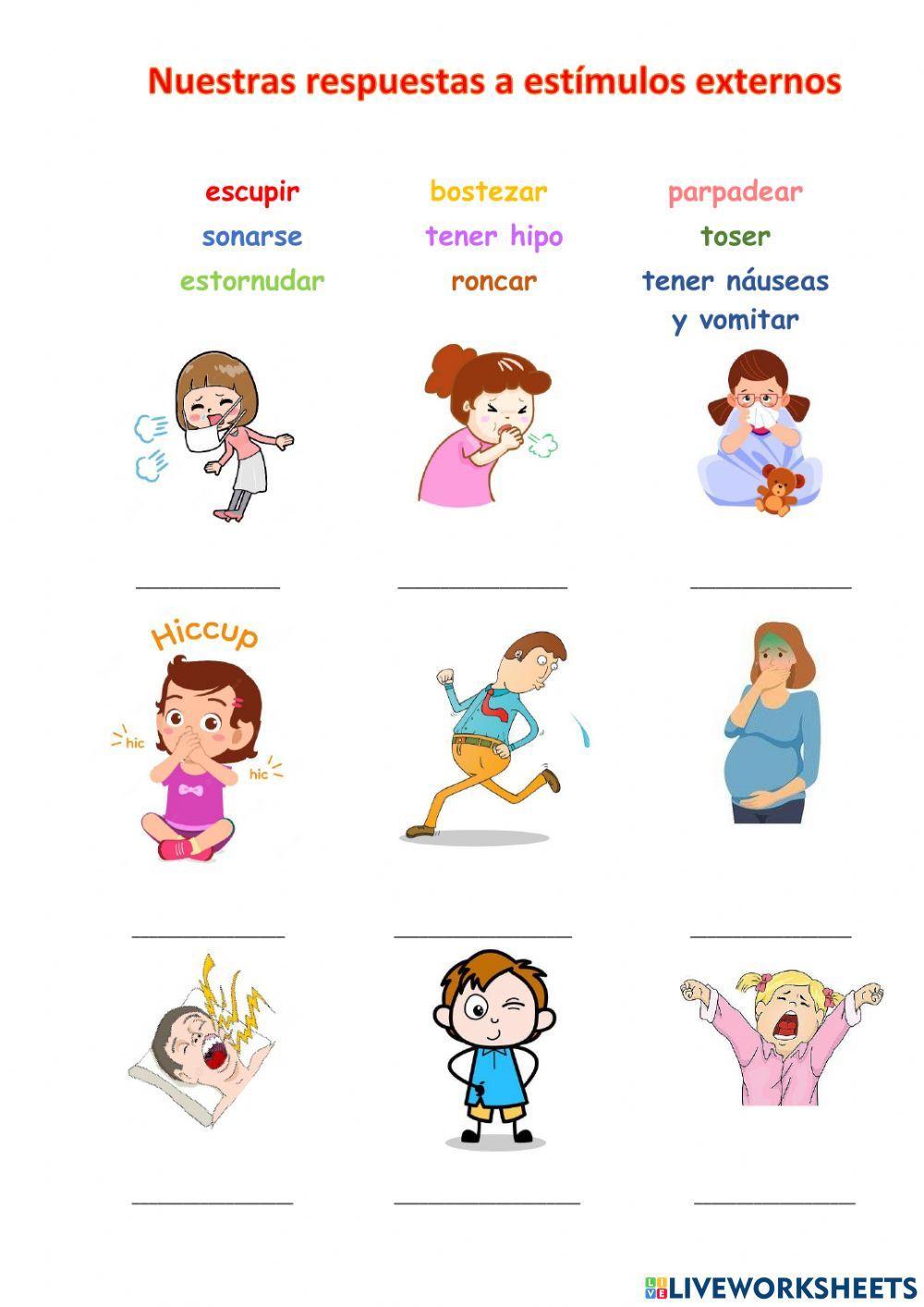 Nuestras respuestas a estímulos externos