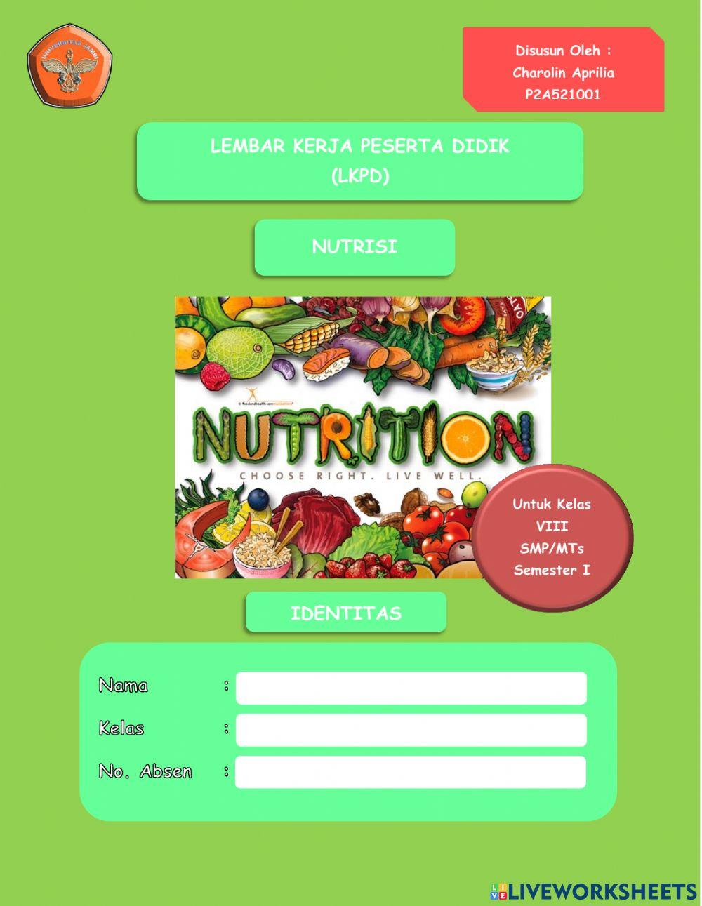 Nutrisi Pada Makanan