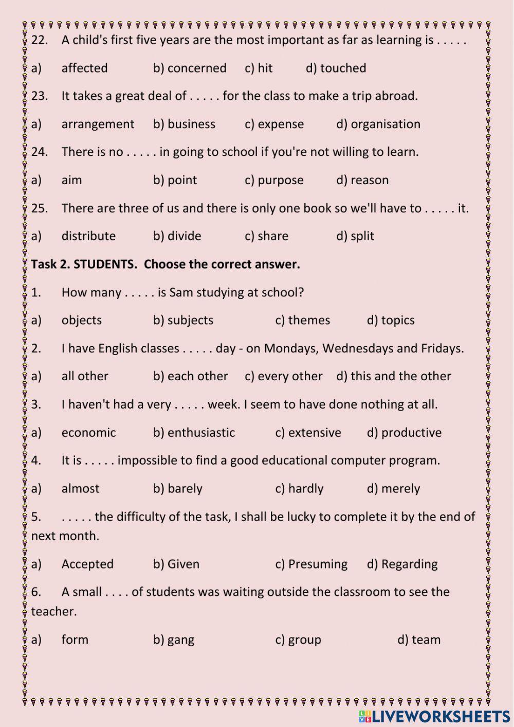 Education. Students.