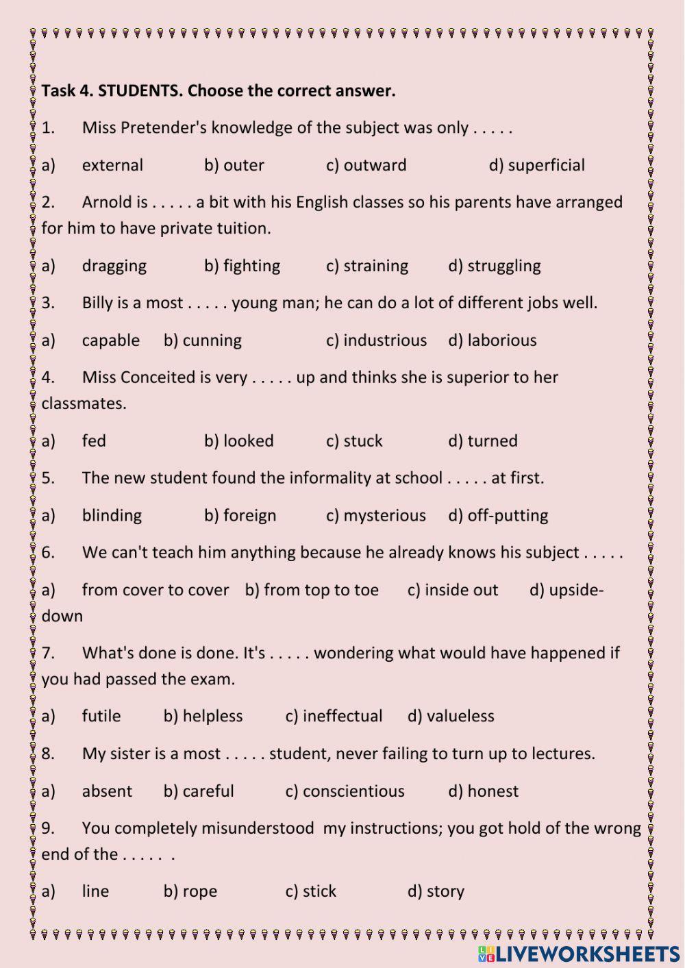 Education. Students.