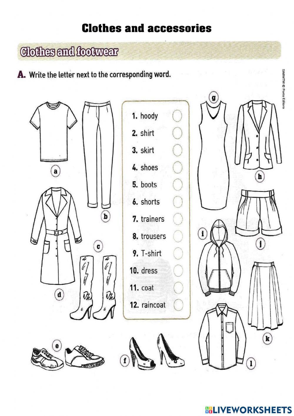 Clothes and accessories