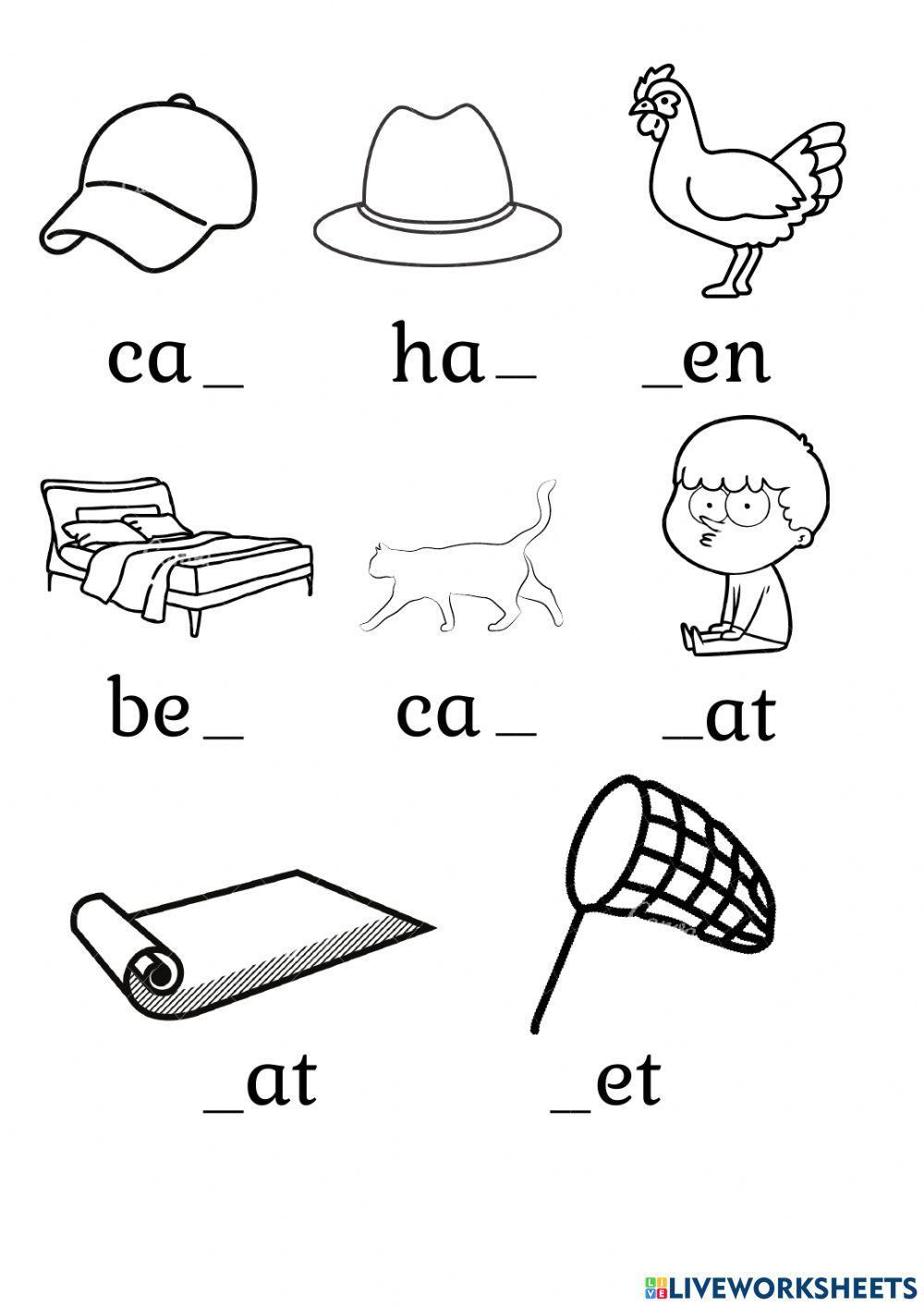 Jolly phonics group 2,3 activities worksheet | Live Worksheets