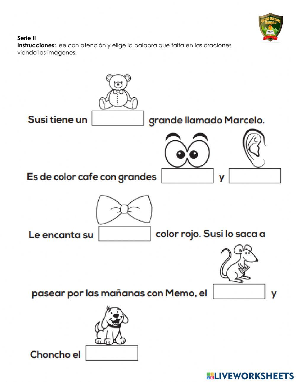 Evaluación Lectura Tercer Bimestre