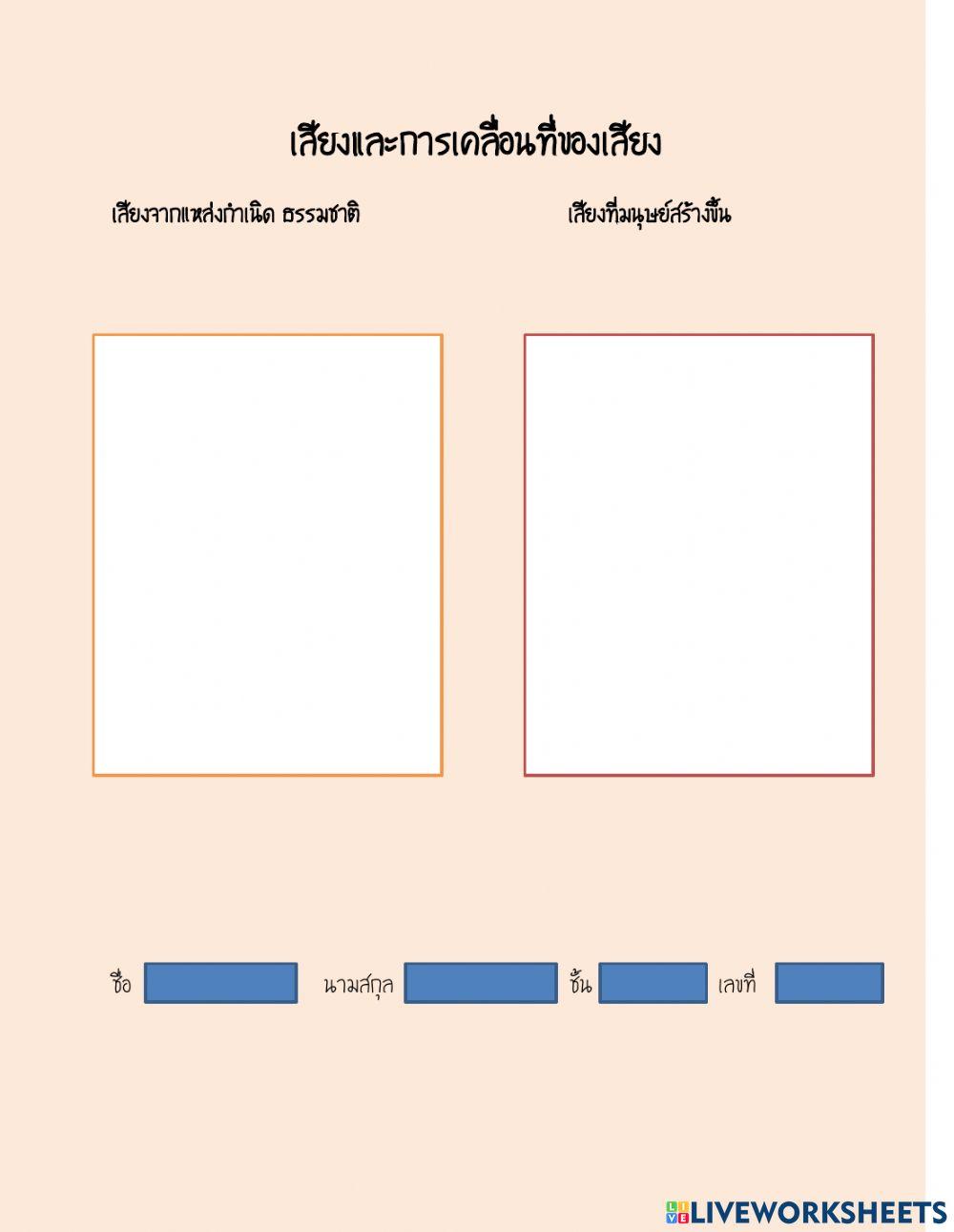 เสียงและการกำเนิดเสียง