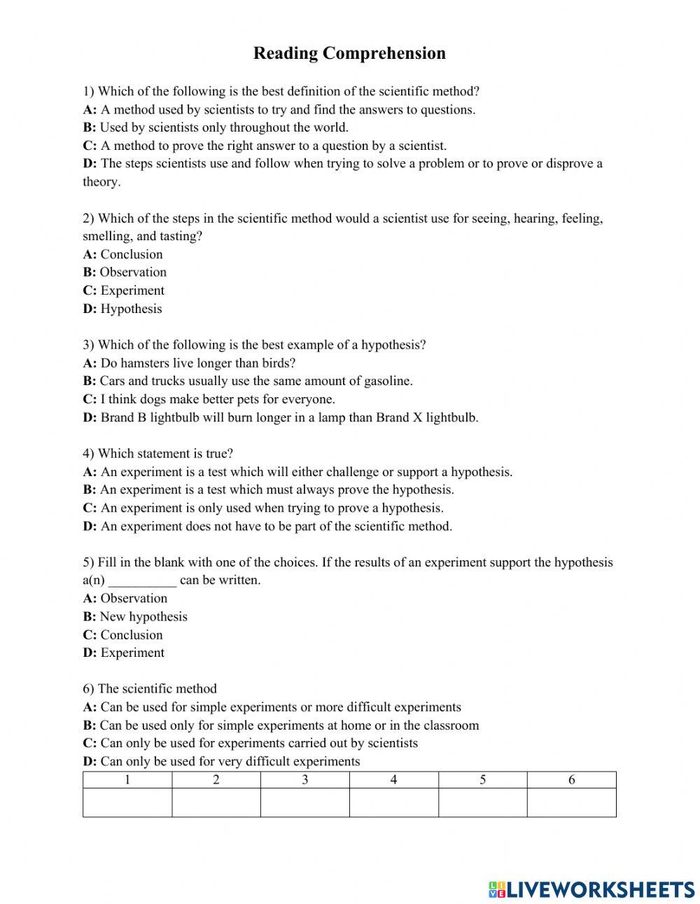 Intermediate - Reading