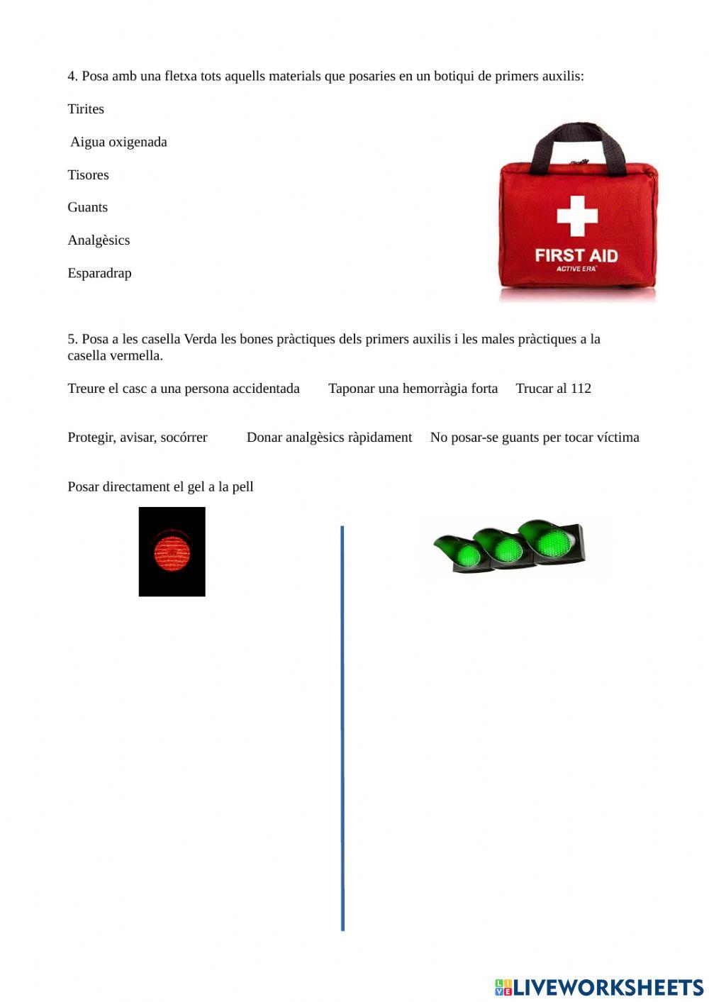 Activitats Primers Auxilis 