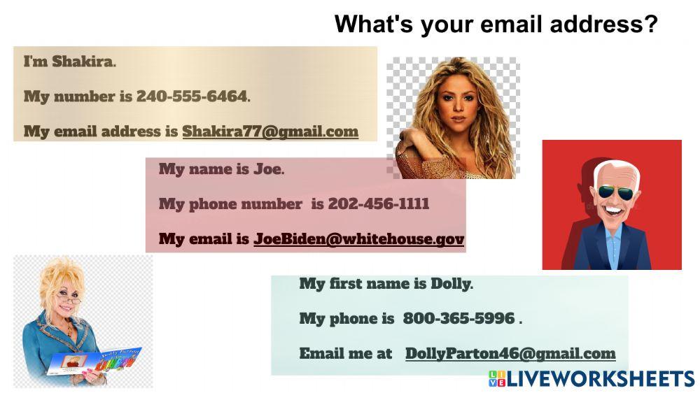 What's your email address?