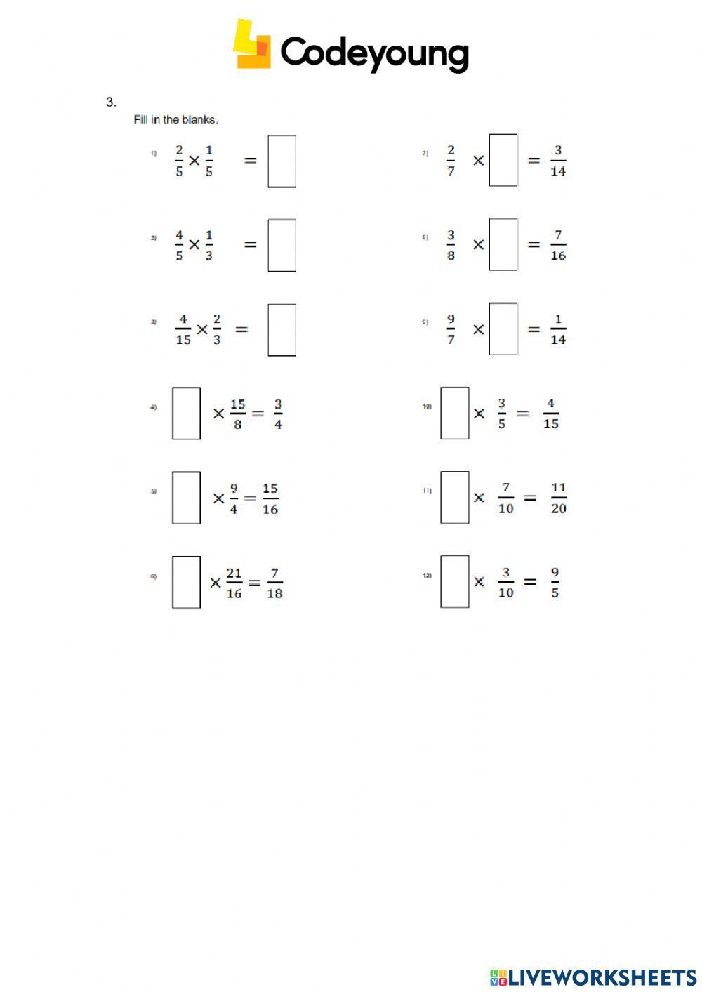 Content-CW-Multiplication of Fractions by Fractions