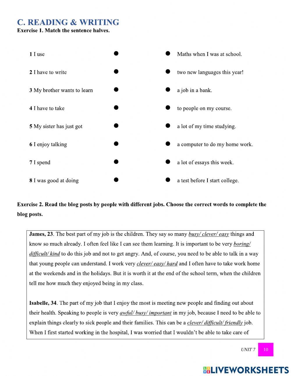 M00-07C- Reading Writing