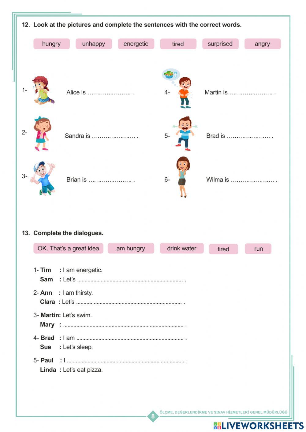 Grade 3 Unit 4 Feelings Study Fascicle