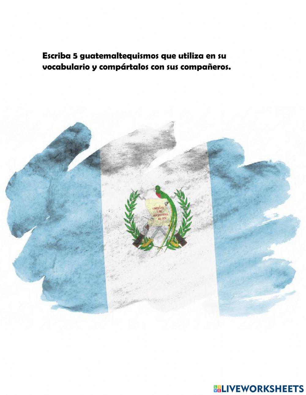 Guatemaltequismos
