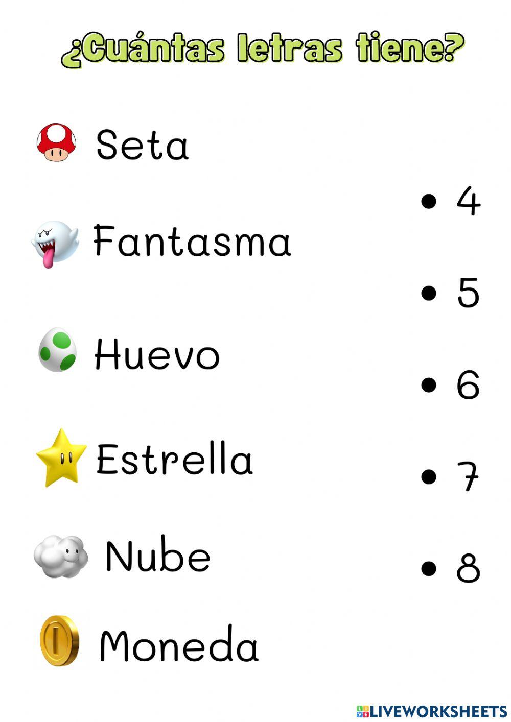 ¿Cuántas letras tiene?