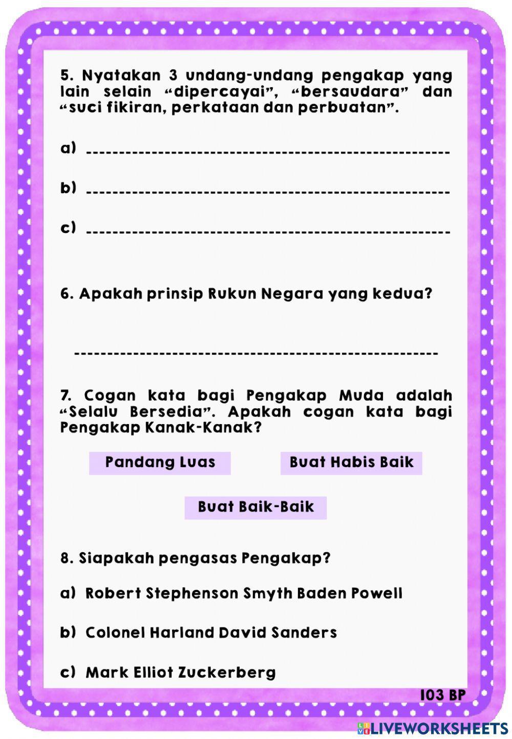 Ujian Lencana Keahlian & Lencana Wajib Penunggang Basikal