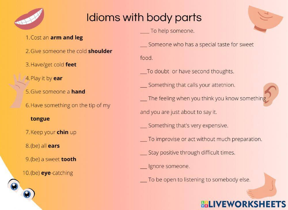 Idioms with body parts