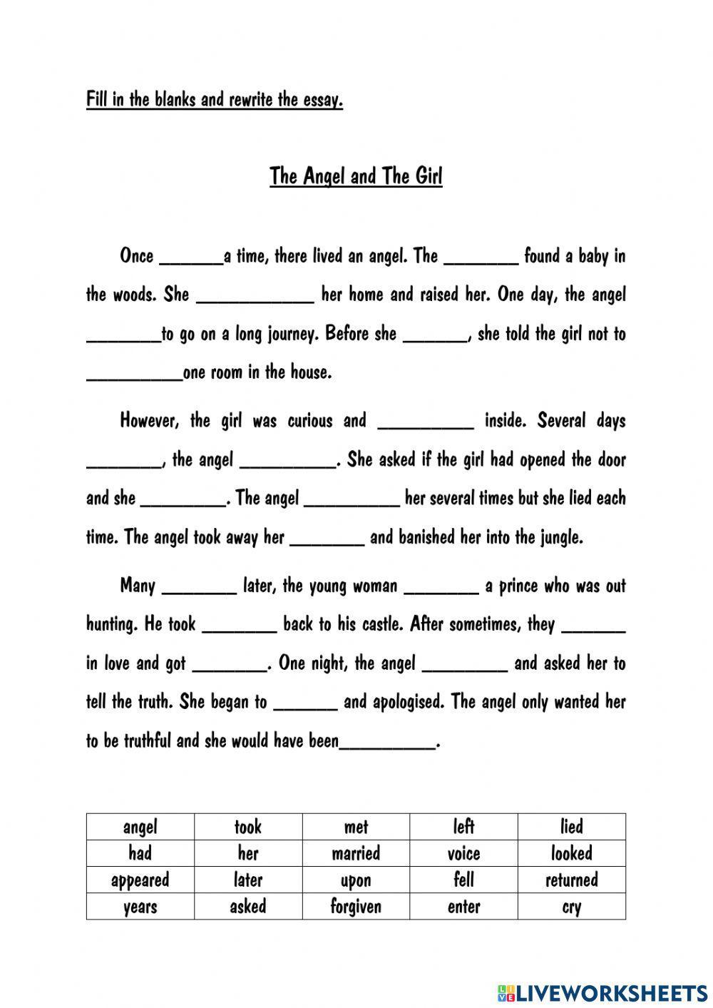 An Angel and The Girl