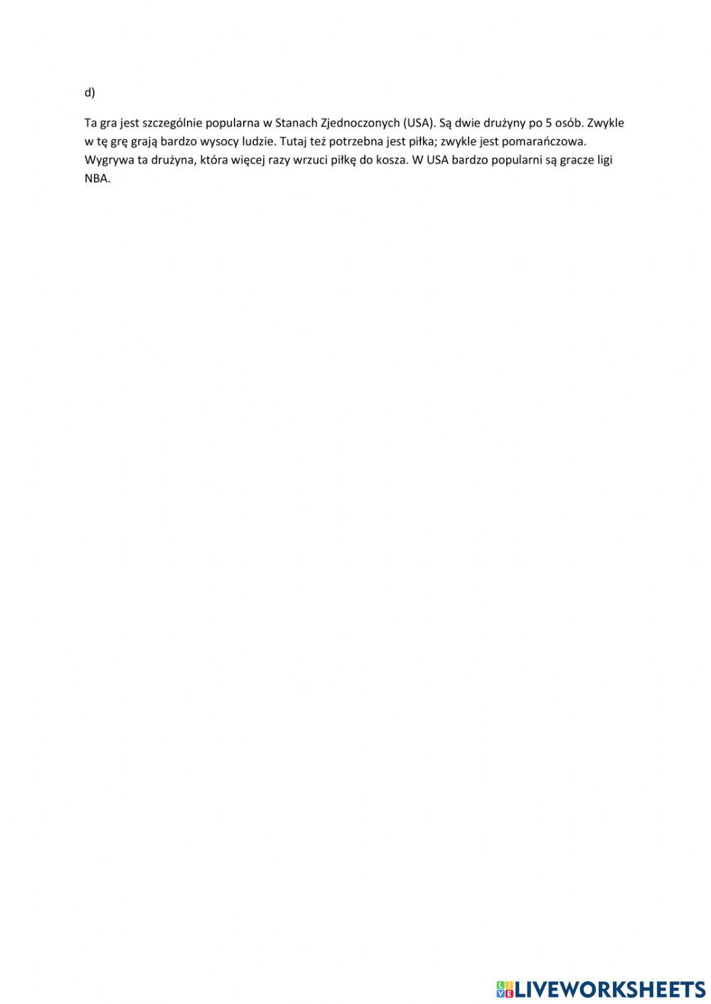 Jaka to dyscyplina sportowa?