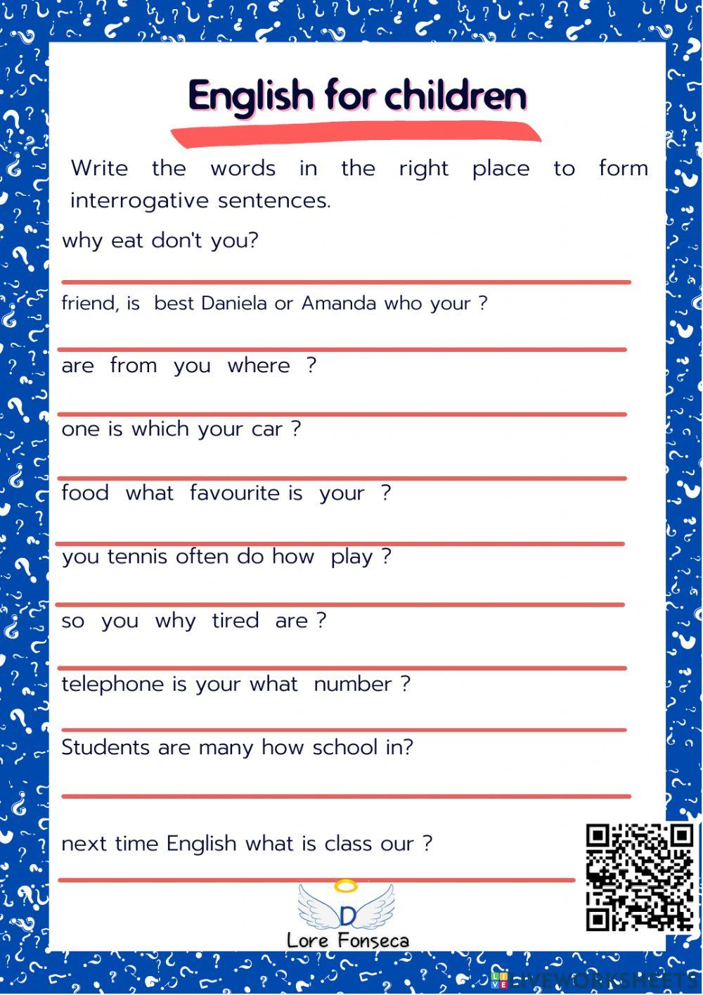Wh questions efc Wh questions efc