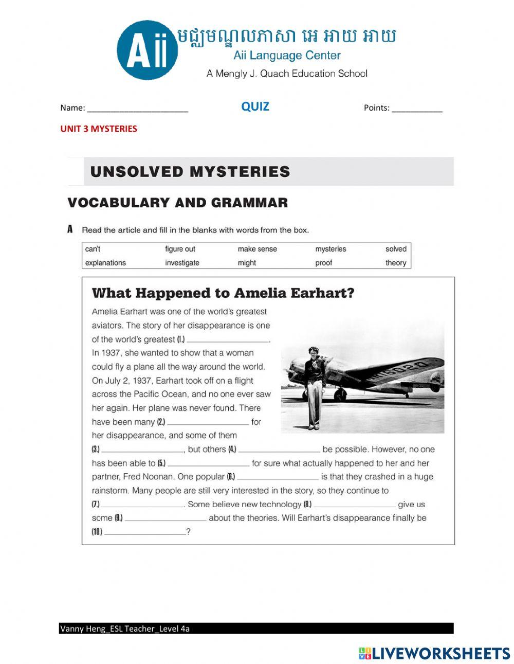 WL2 4th Edition-Unit3-Quiz