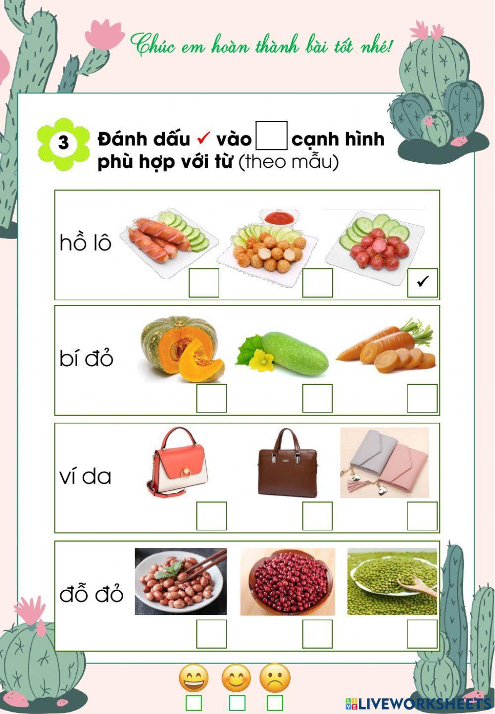 Lớp 1 - Tiếng việt - Tuần 3