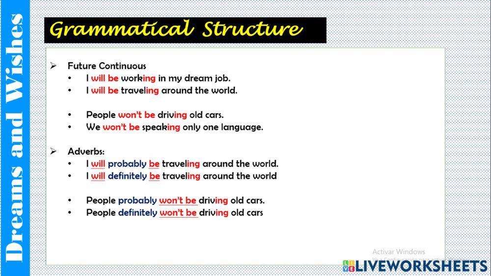 Solo-Speaking - Grammar