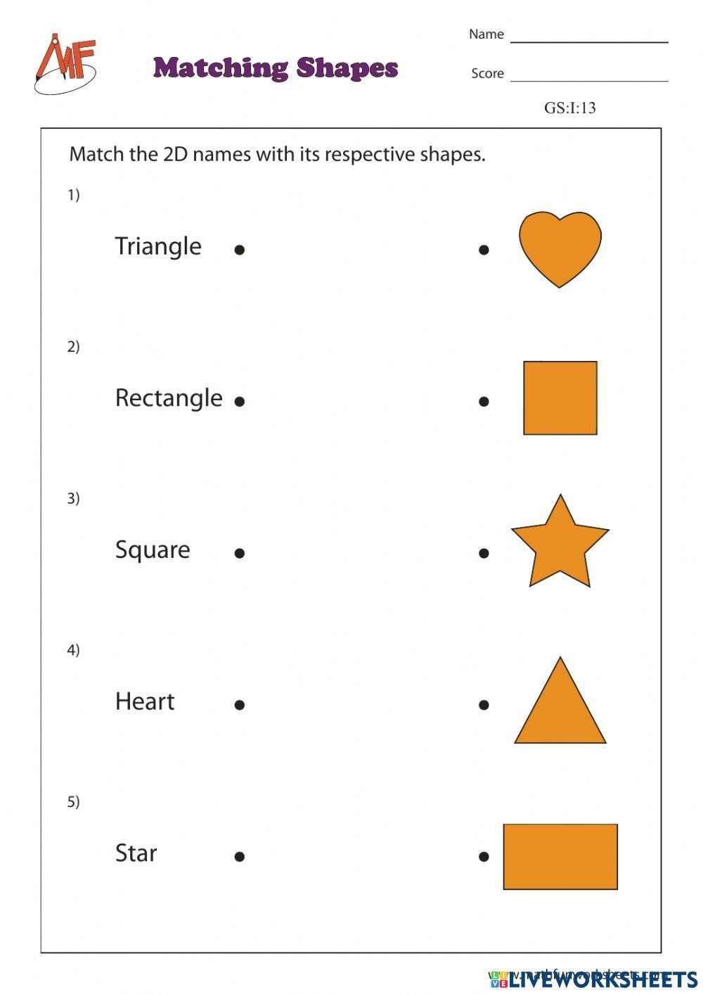 Matching 2D Shapes