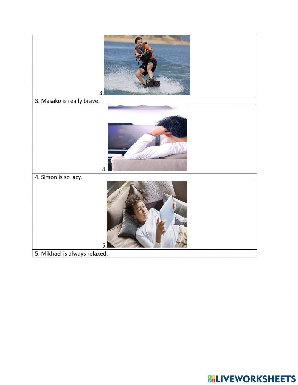 IE1, Unit 1, Speaking, Exercise 1