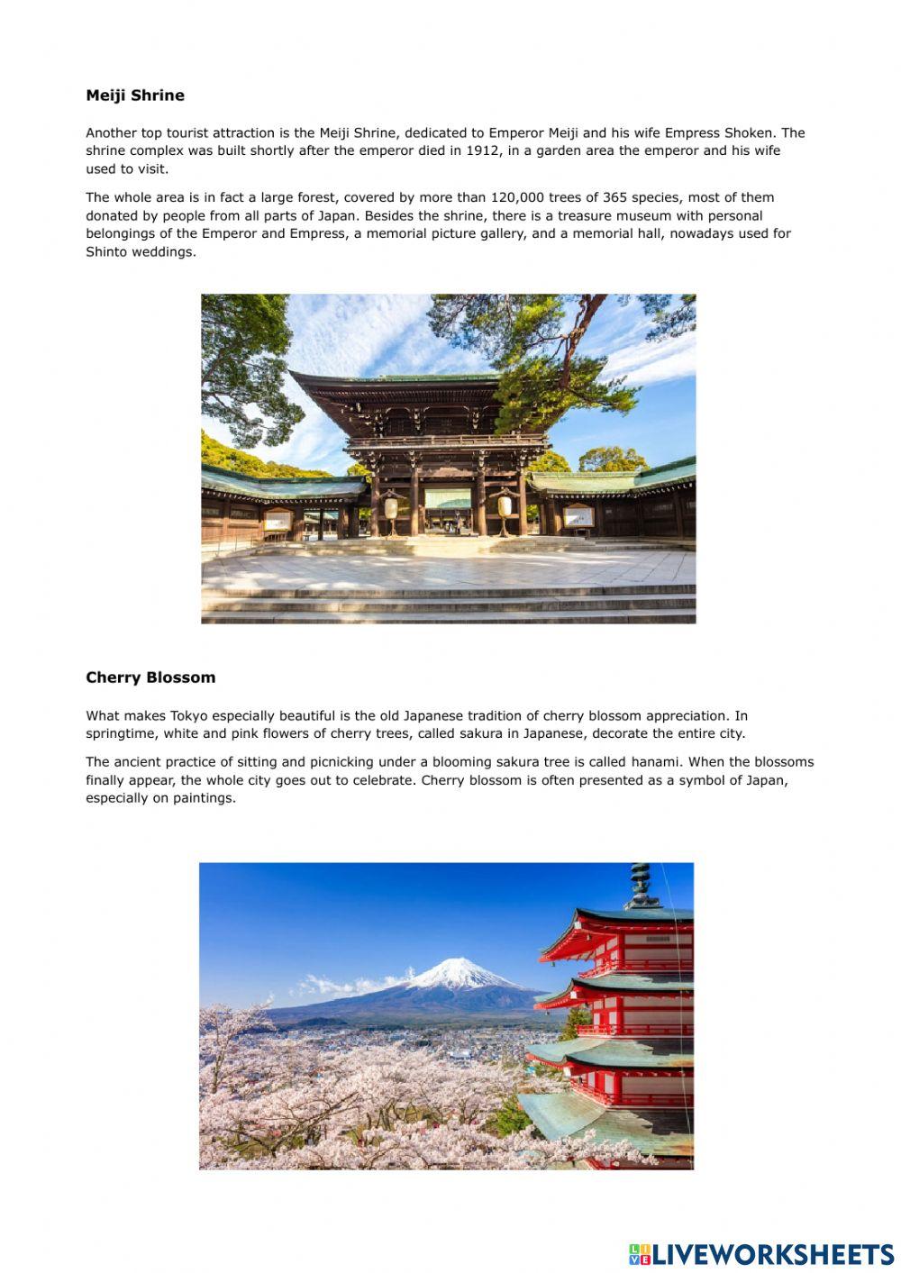 Tokyo - reading B1 - B2