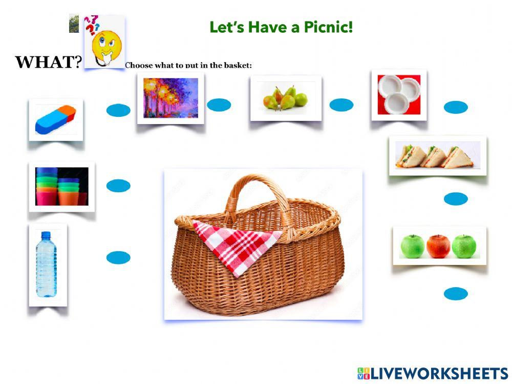 Let's have a picnic! Let's have a picnic!