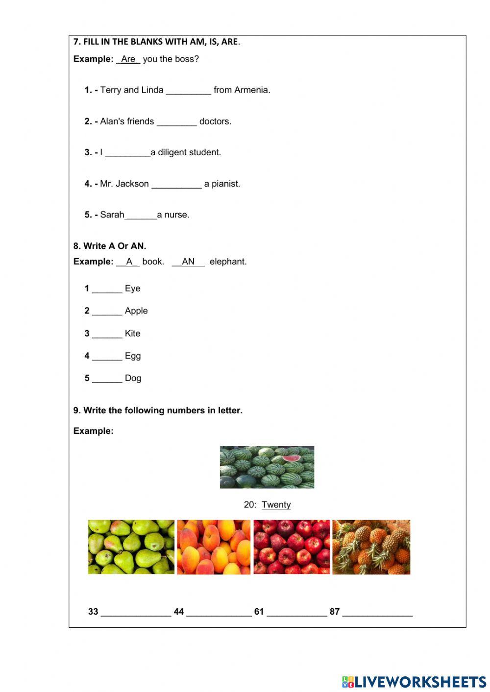 Test One 9th 2022-2023