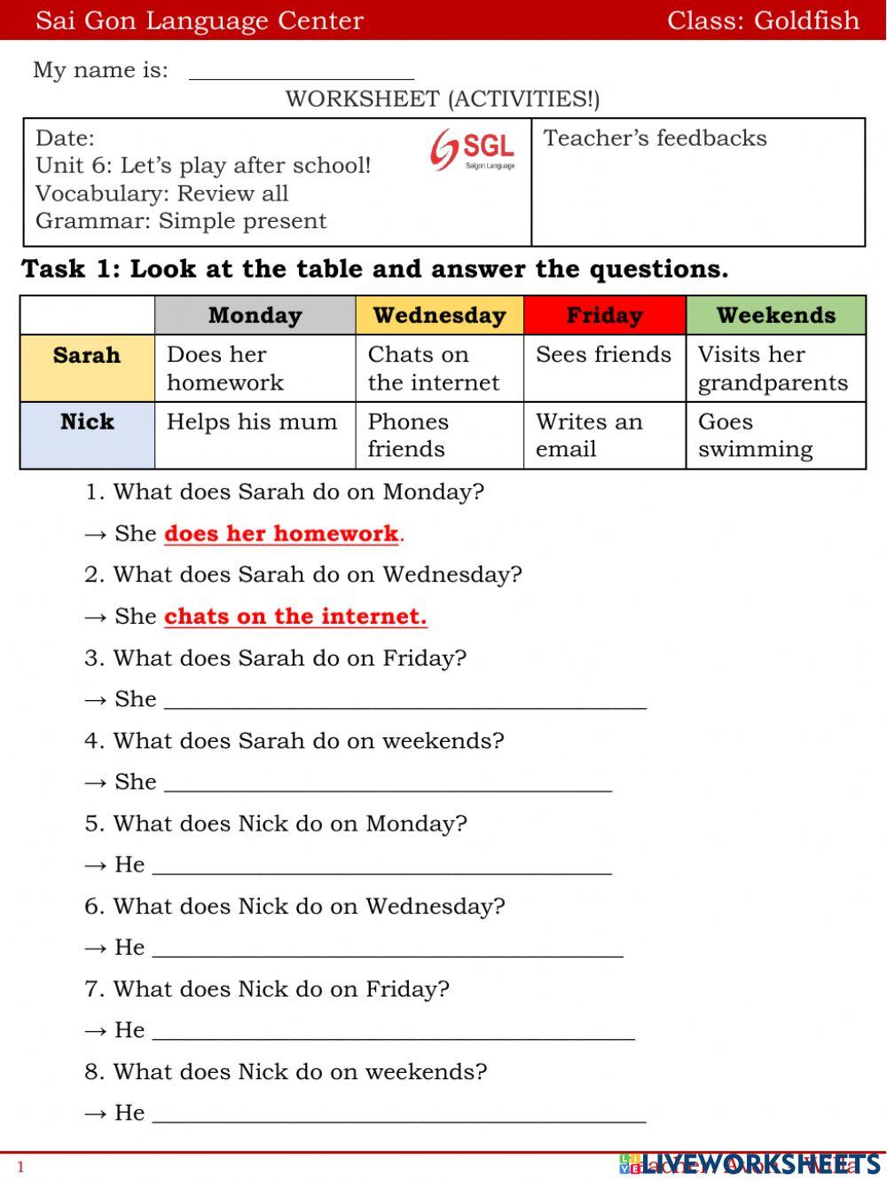 Let's play after school!