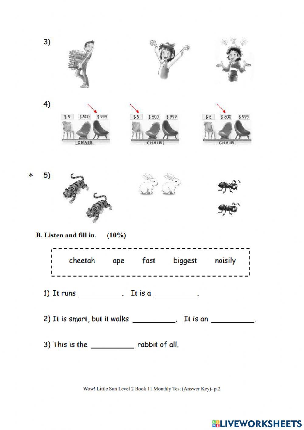 WLS II BK11 monthly test