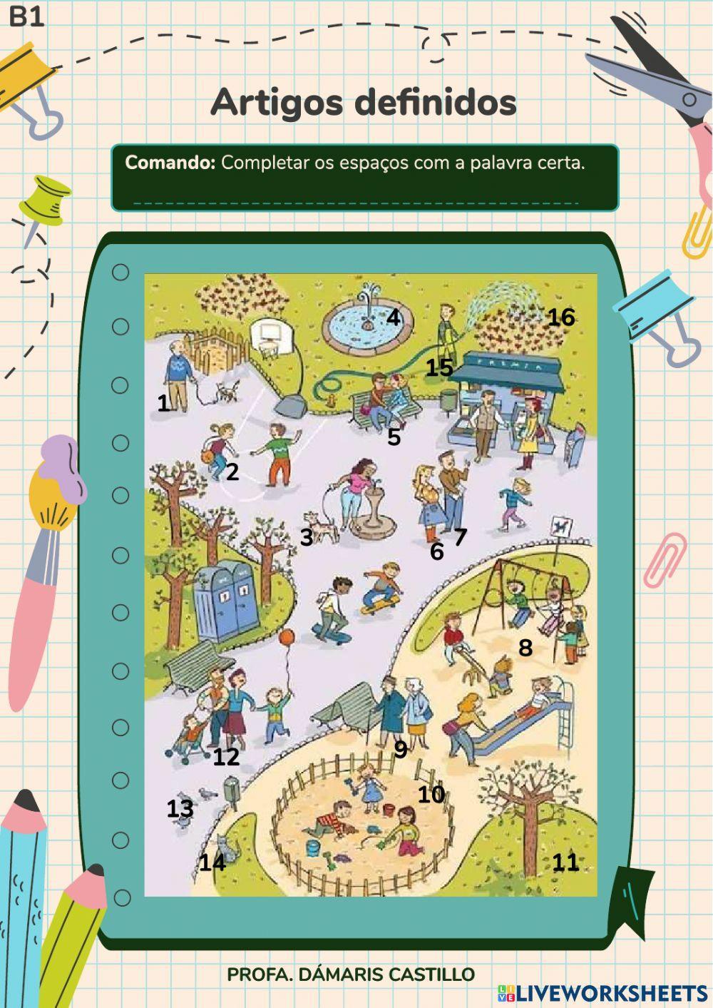 Os artigos definidos 1