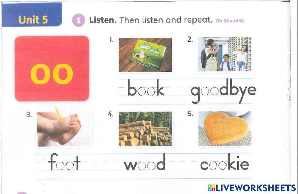 Phonics oo ea, ee, ai, ay