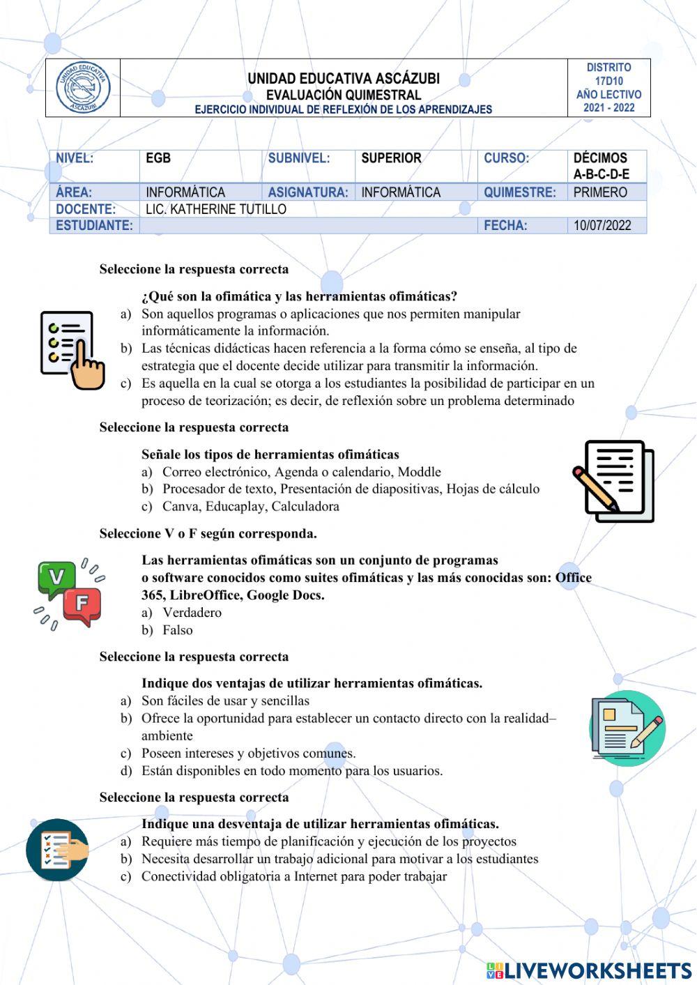 Herramientas Ofimáticas