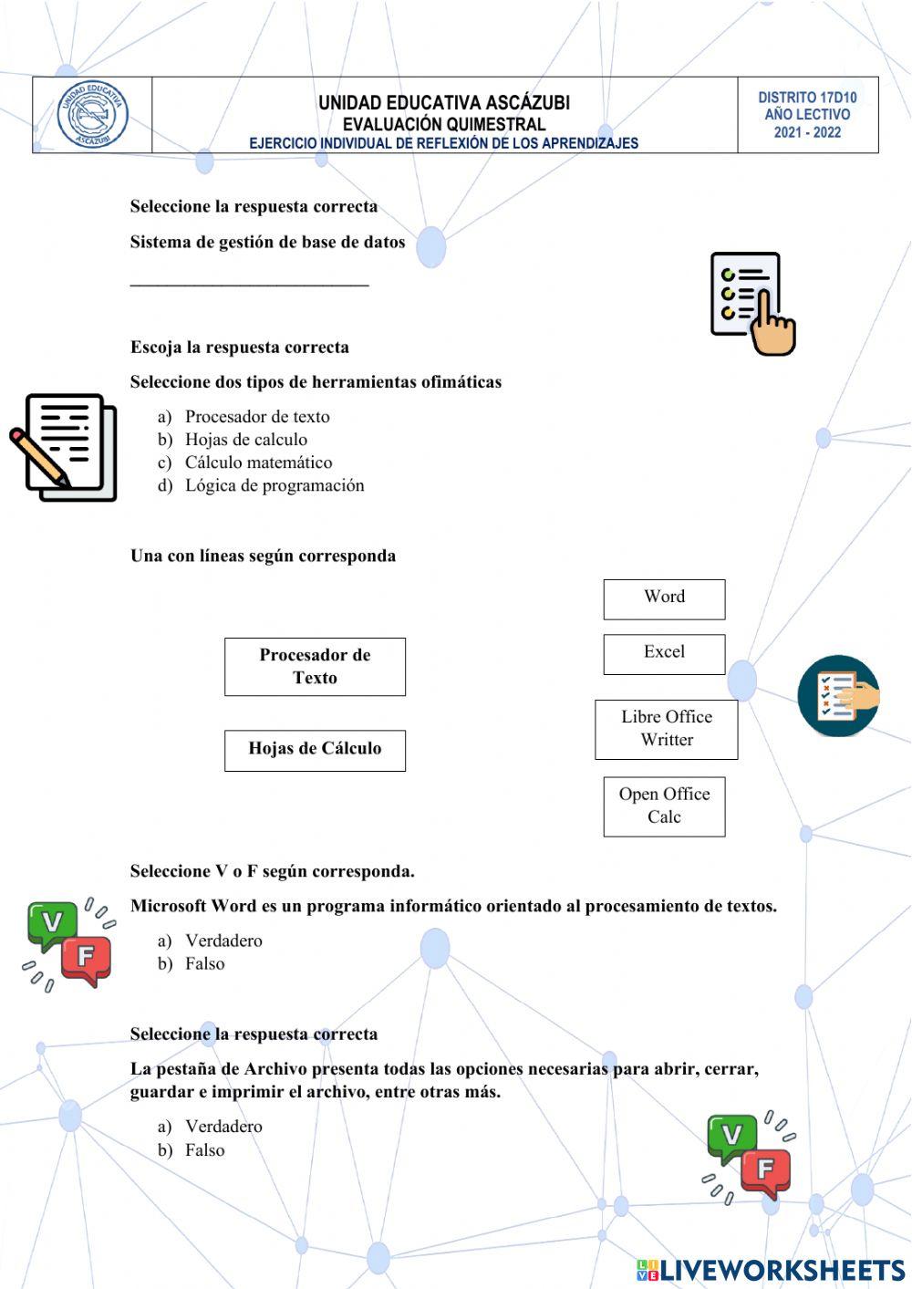 Herramientas ofimáticas