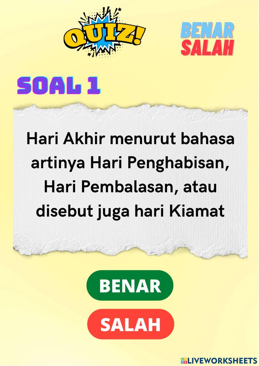 Iman kepada hari akhir