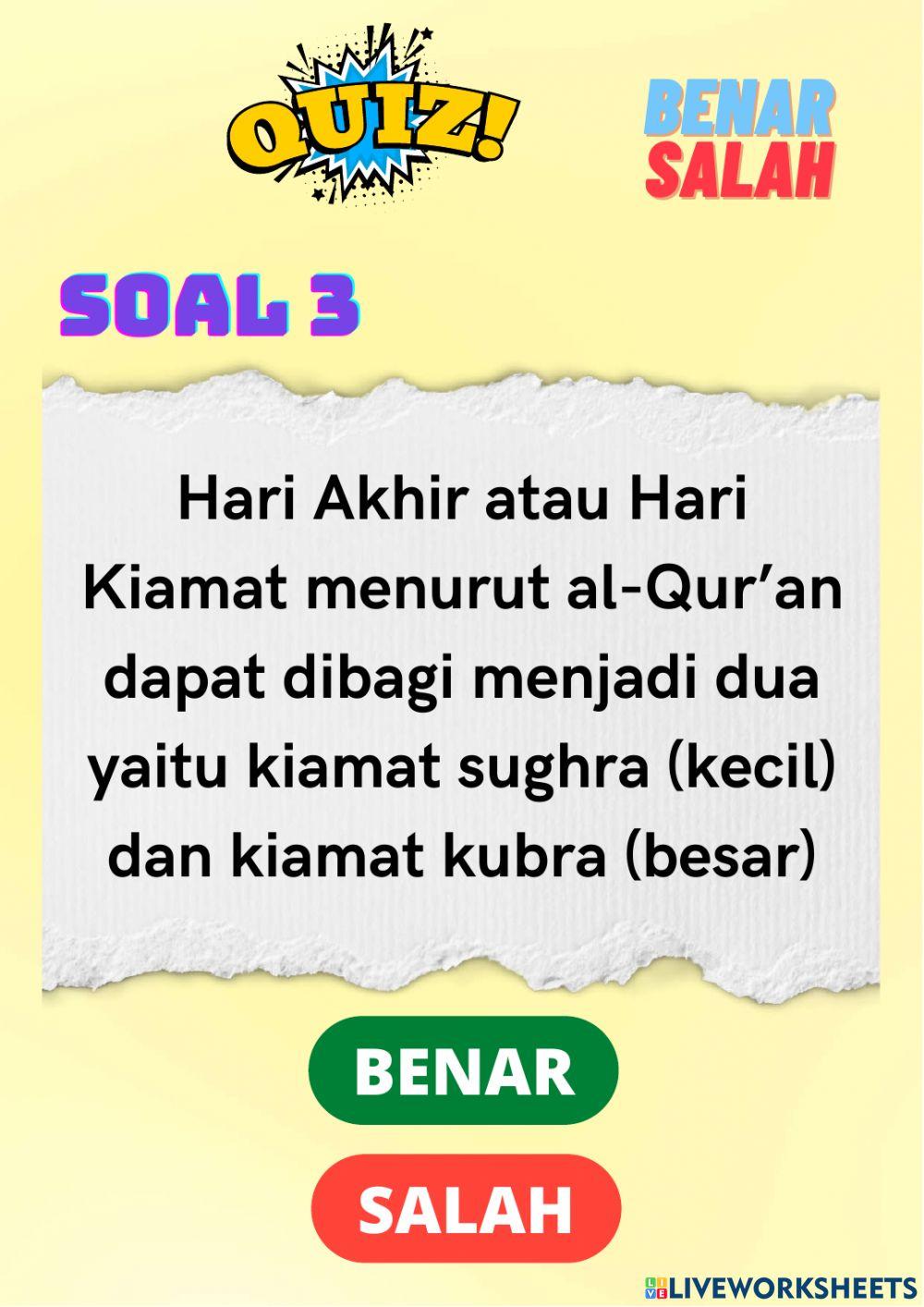 Iman kepada hari akhir  new