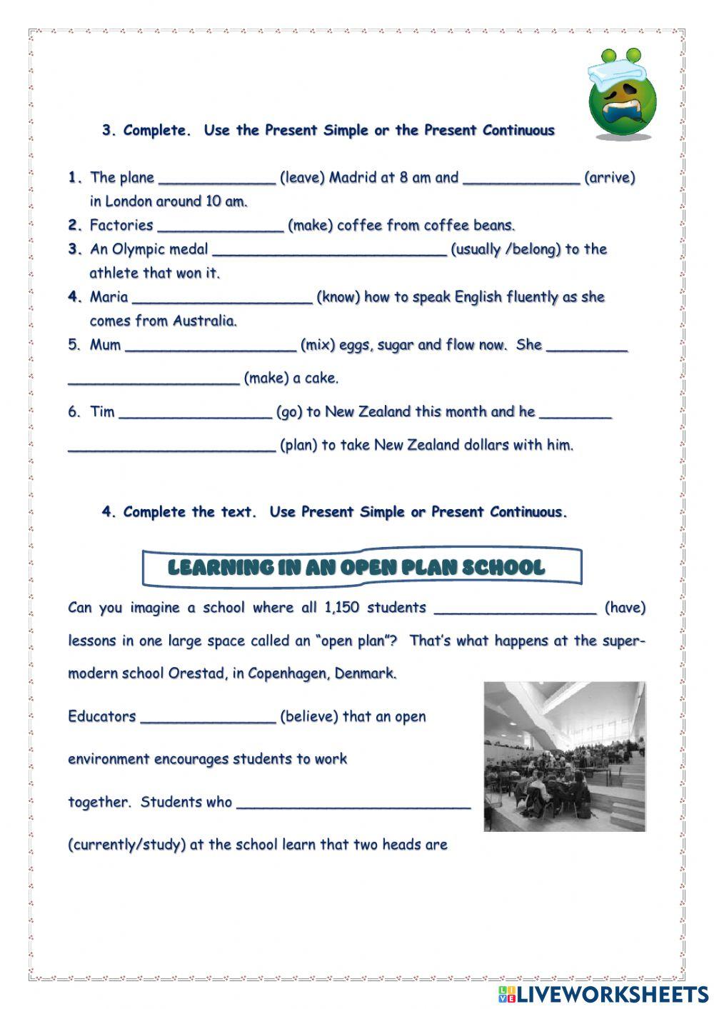 Present Simple vs Present continuous