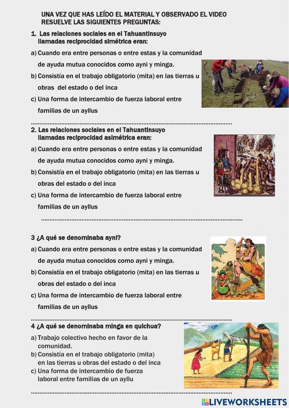 S1 La organización de las culturas andinas 3 bgu