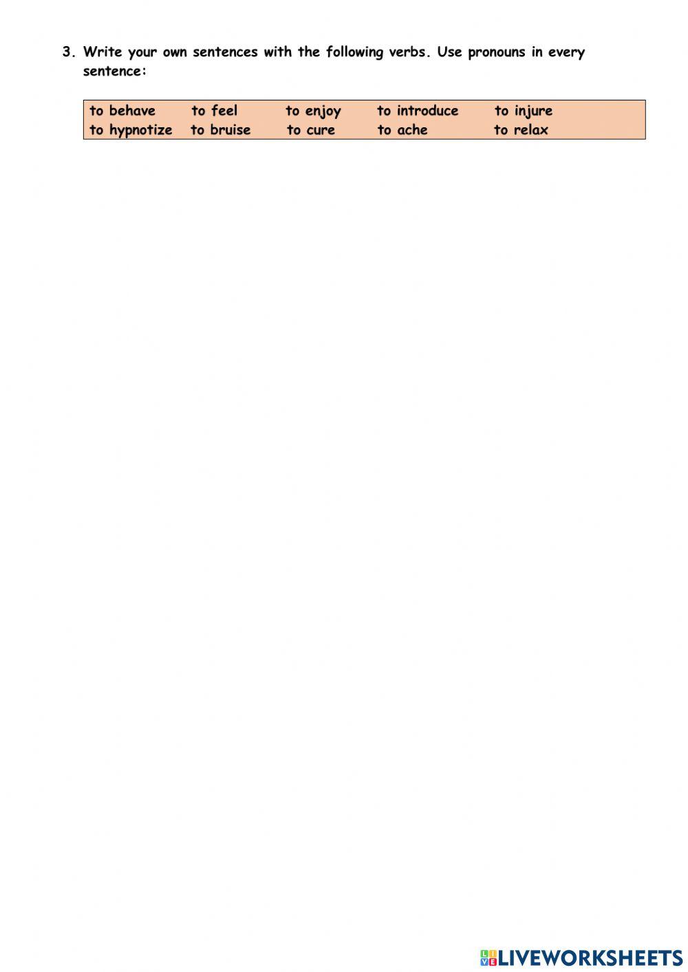 Reflexive vs objective pronouns