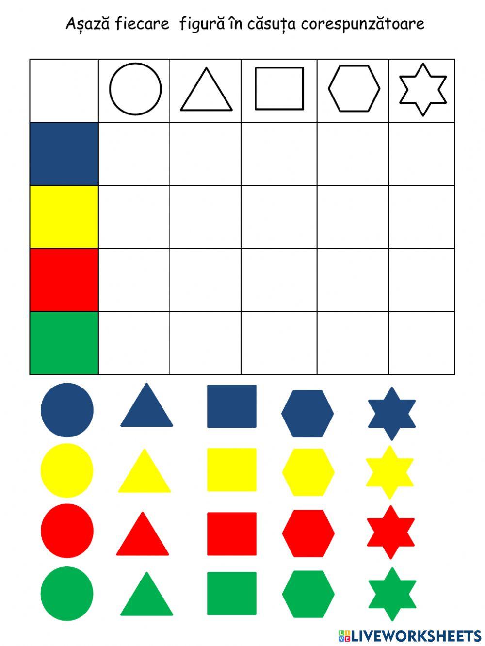 Tabloul figurilor cgeometrice