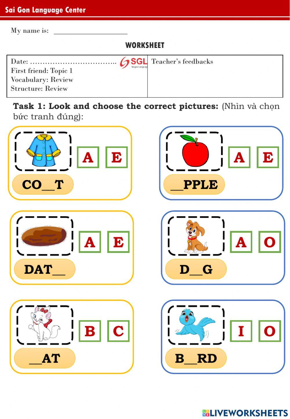 First friend - Topic 1